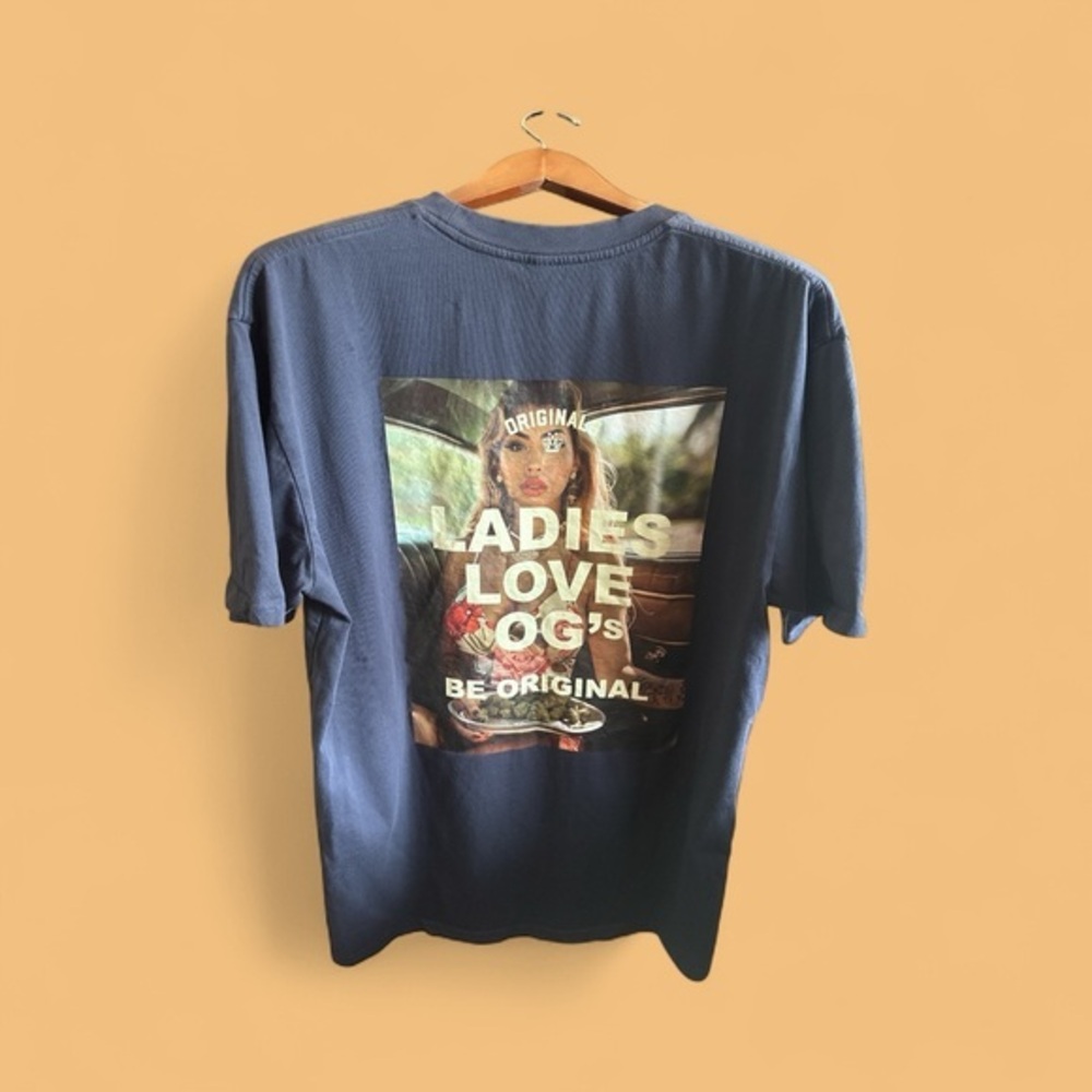 Originals Ladies Love OG’s Be Original Blue Graphic Men's Smokers Shirt T-Shirt
